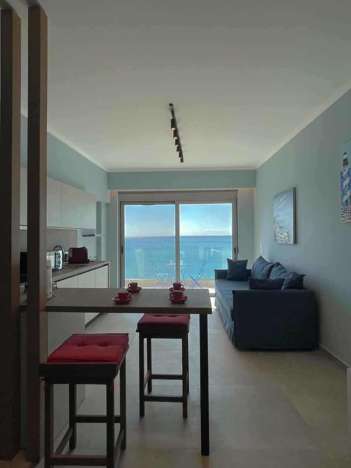 Charaki Sea Breeze Modern Studio With A Refreshing Balcony View Apartment Exterior photo